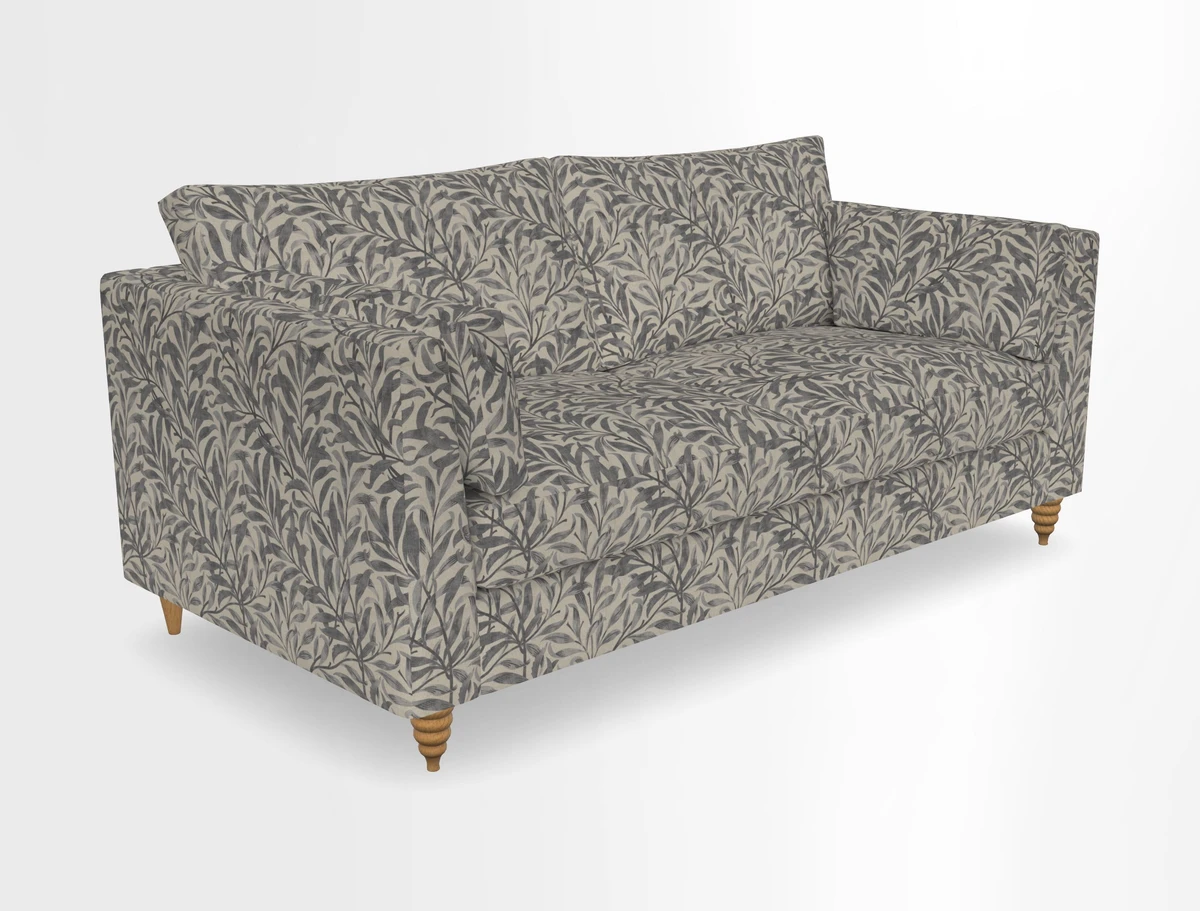 Saltdean 3 seater sofa in Covertex Lombardia Bianco