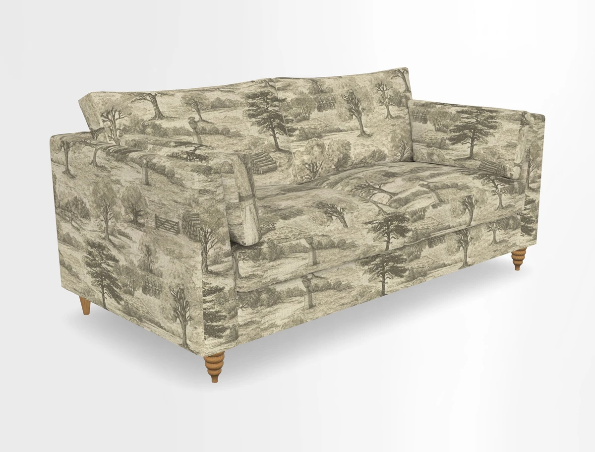 Saltdean 3 seater sofa in Covertex Lombardia Bianco