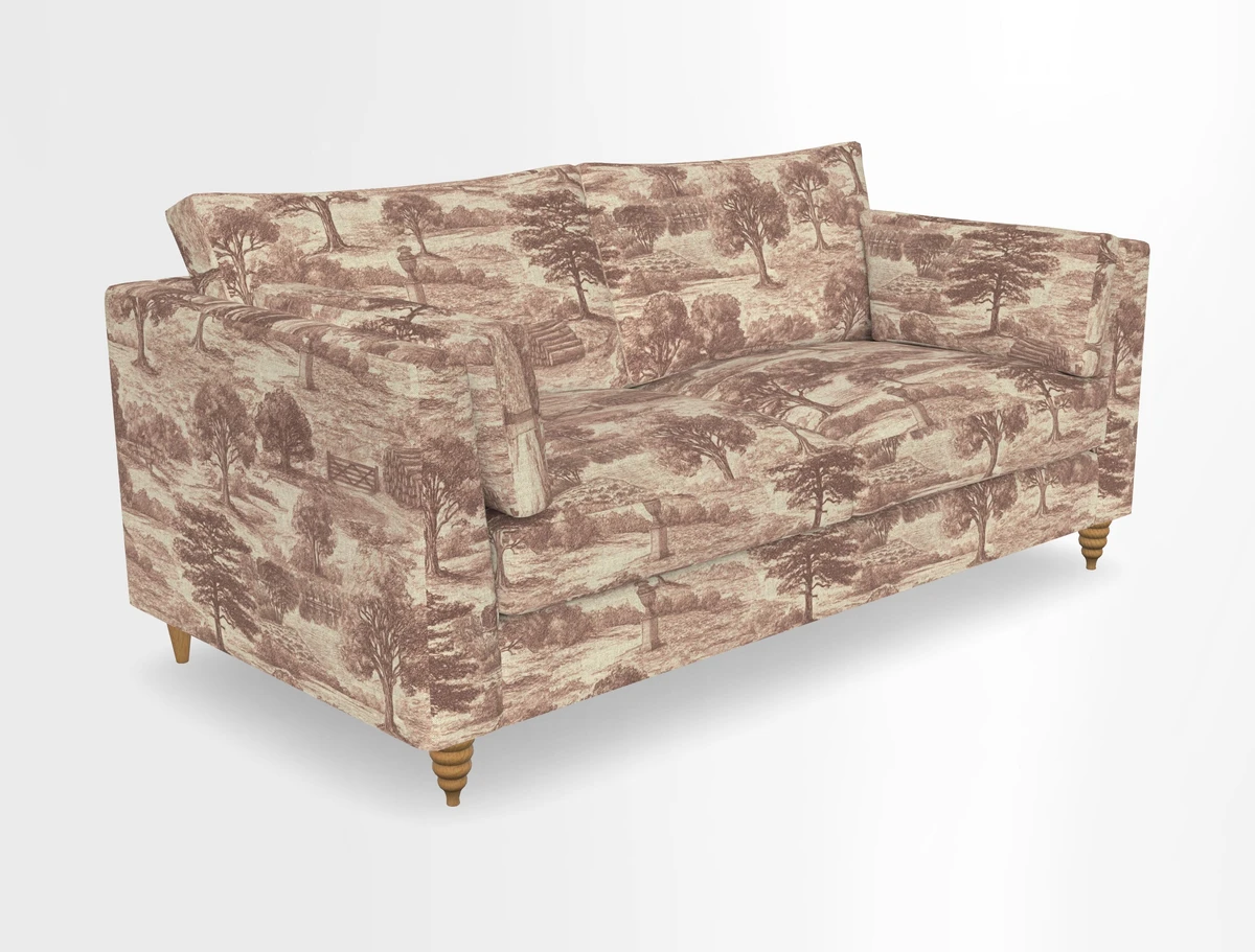 Saltdean 3 seater sofa in Covertex Lombardia Bianco