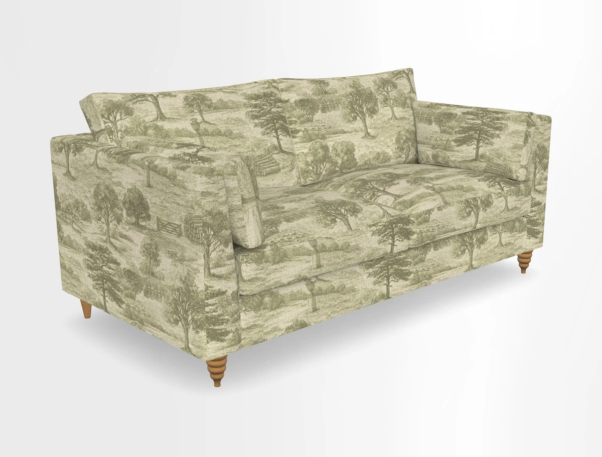 Saltdean 3 seater sofa in Covertex Lombardia Bianco