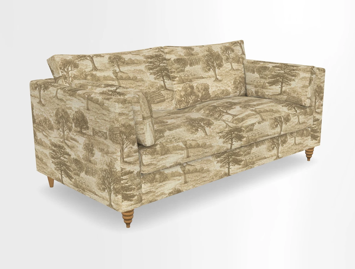 Saltdean 3 seater sofa in Covertex Lombardia Bianco