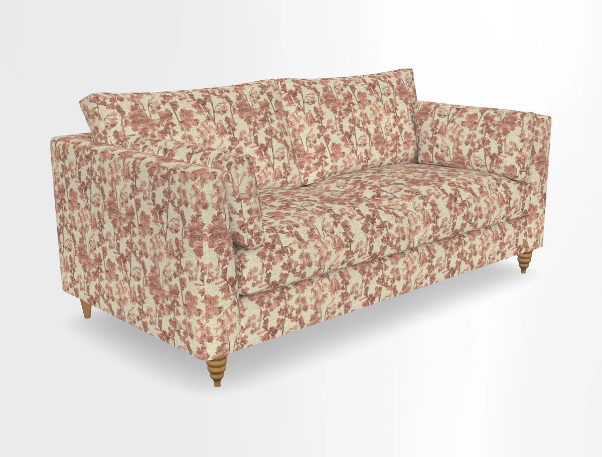 Saltdean 3 seater sofa in Covertex Lombardia Bianco