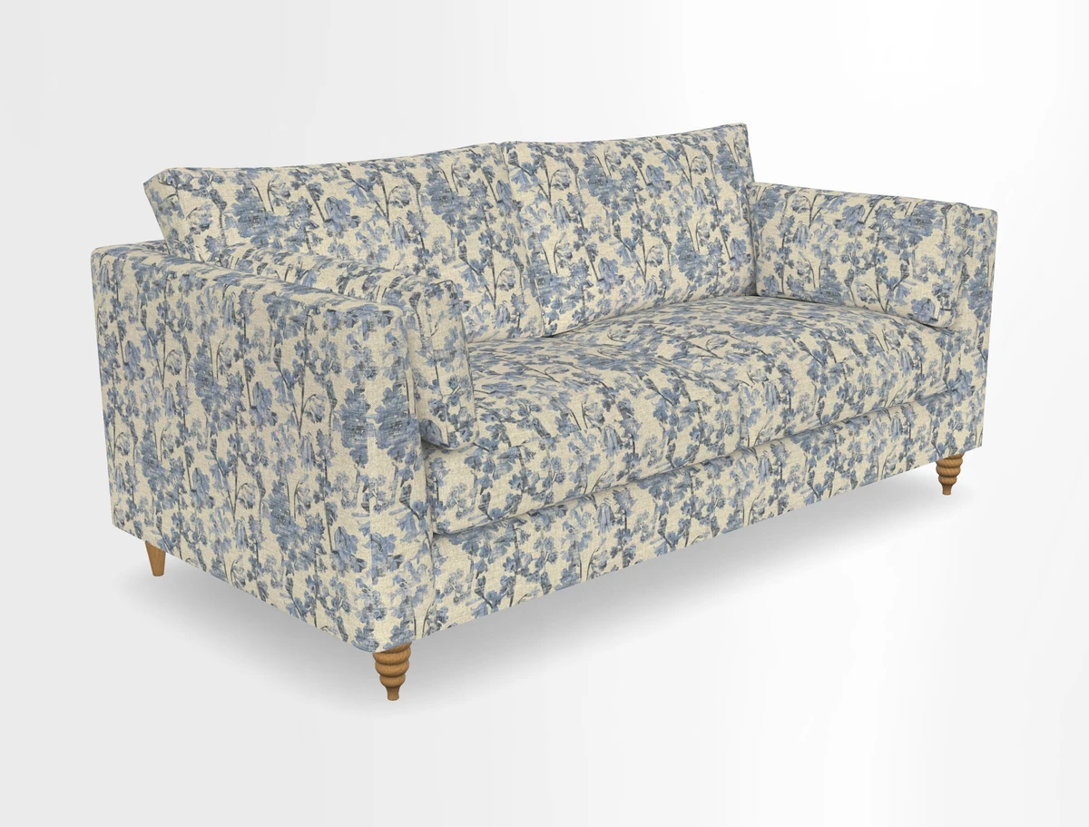 Saltdean 3 seater sofa in Covertex Lombardia Bianco
