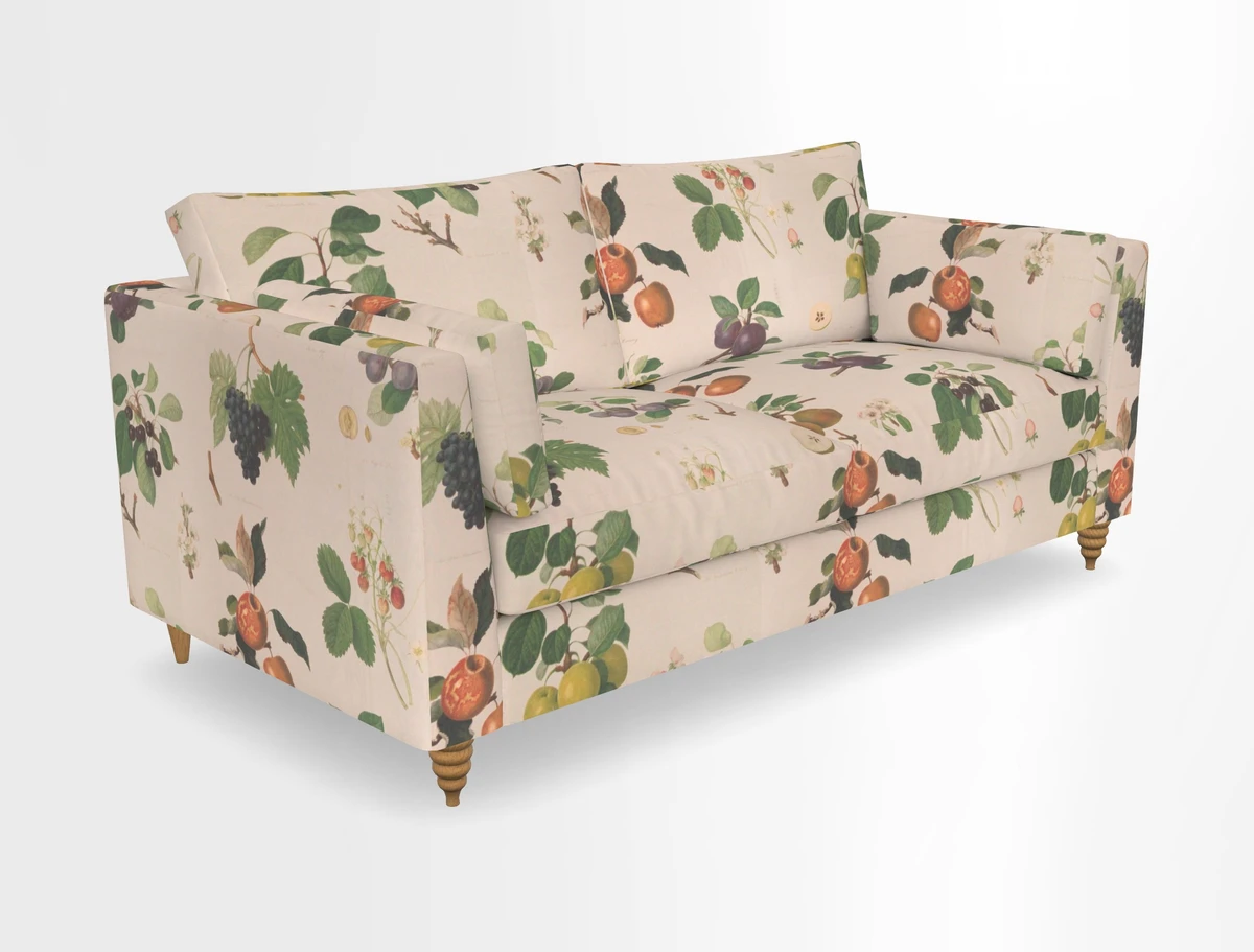 Saltdean 3 seater sofa in Covertex Lombardia Bianco