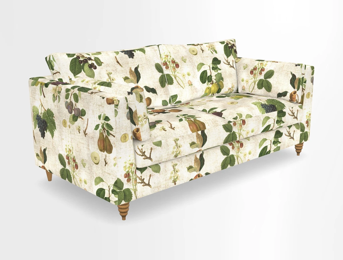 Saltdean 3 seater sofa in Covertex Lombardia Bianco