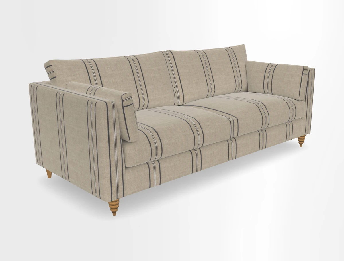 Saltdean 4 seater sofa in Covertex Lombardia Bianco