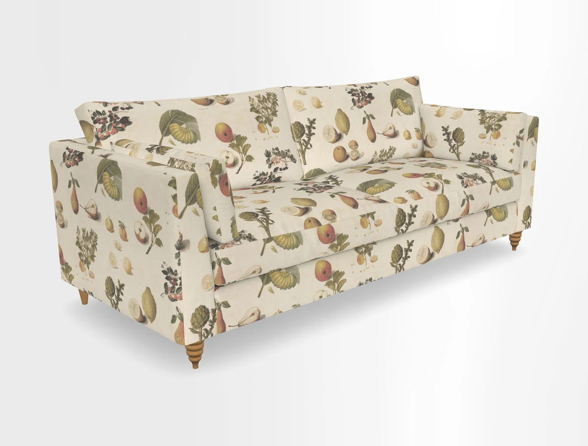 Saltdean 4 seater sofa in Covertex Lombardia Bianco