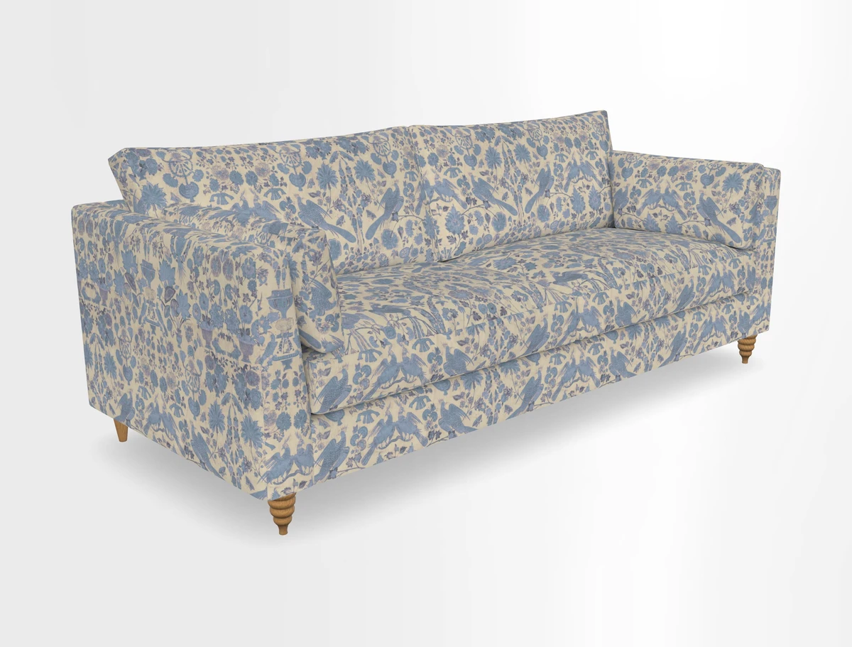 Saltdean 4 seater sofa in Covertex Lombardia Bianco