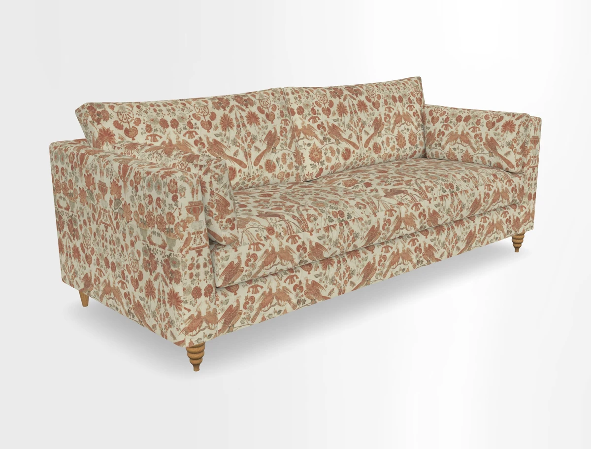 Saltdean 4 seater sofa in Covertex Lombardia Bianco