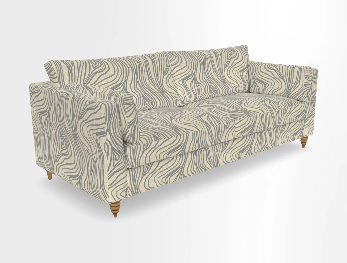 Saltdean 4 seater sofa in Covertex Lombardia Bianco