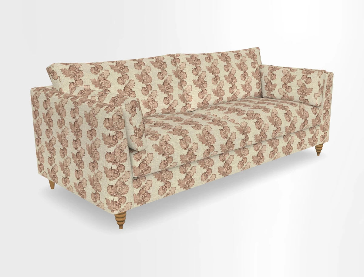 Saltdean 4 seater sofa in Covertex Lombardia Bianco
