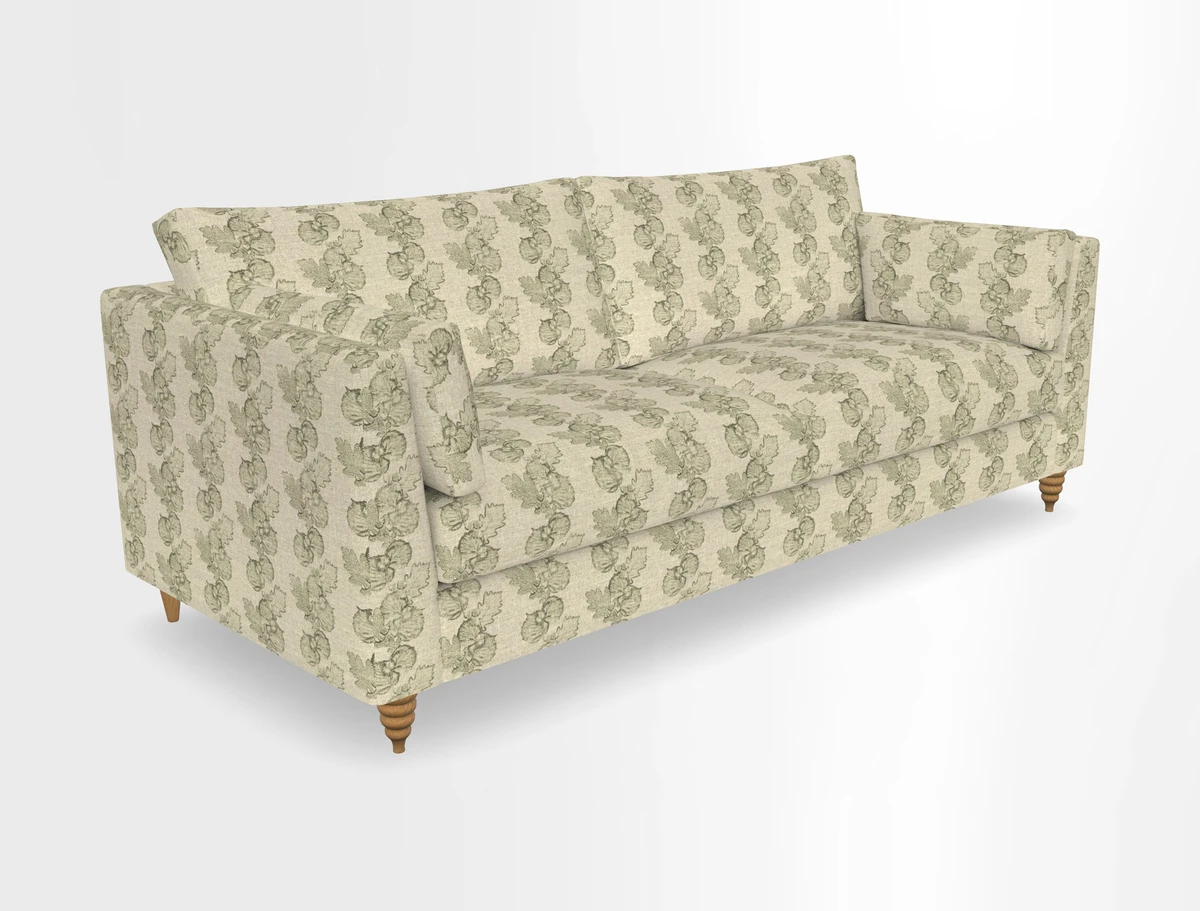 Saltdean 4 seater sofa in Covertex Lombardia Bianco