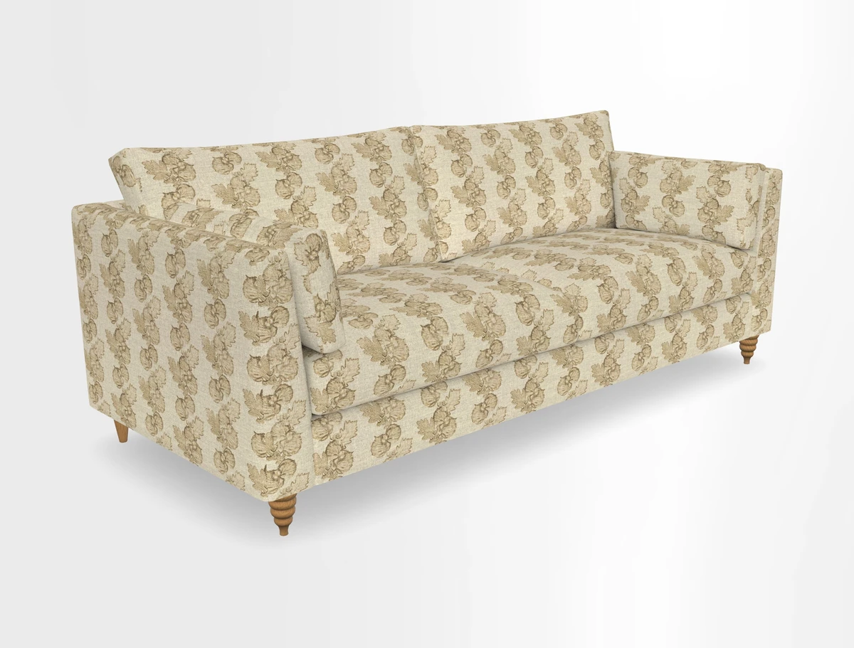 Saltdean 4 seater sofa in Covertex Lombardia Bianco