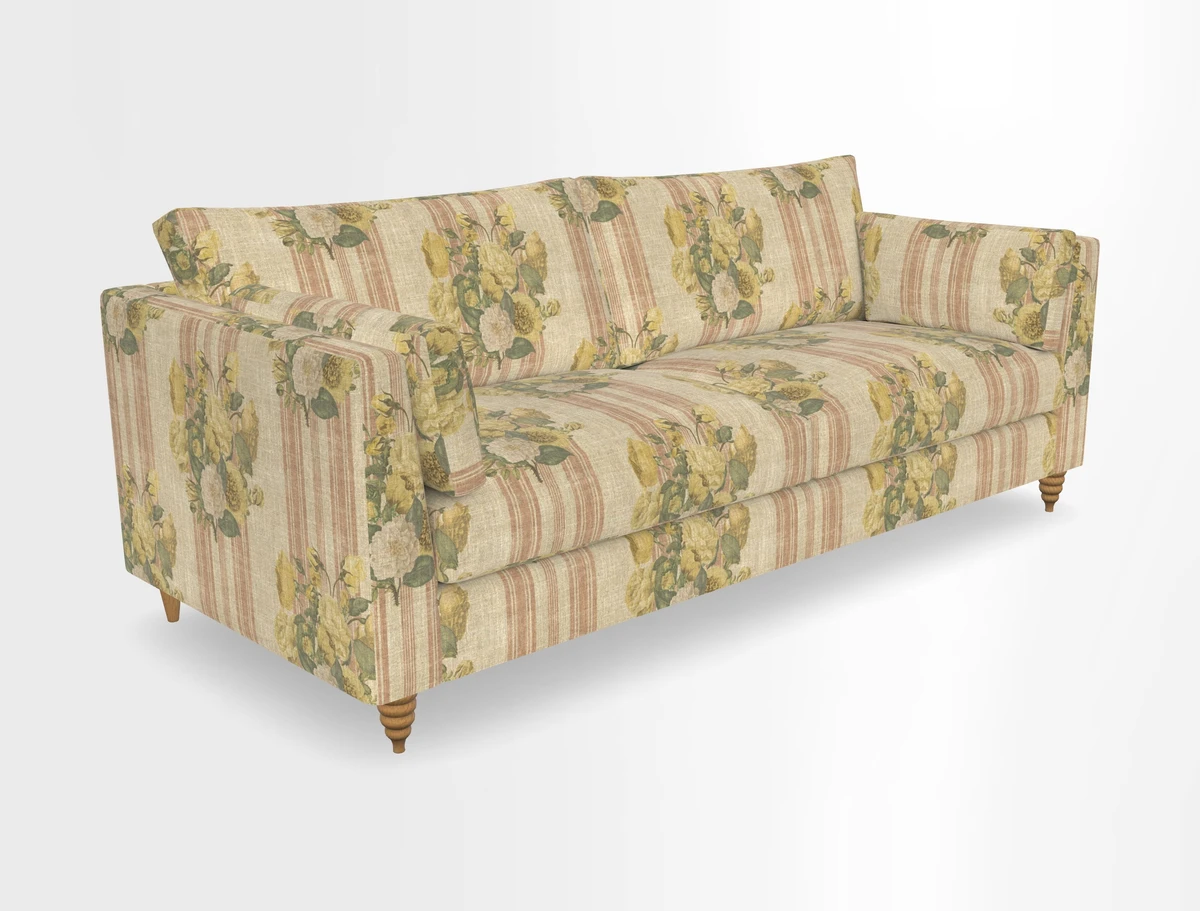 Saltdean 4 seater sofa in Covertex Lombardia Bianco