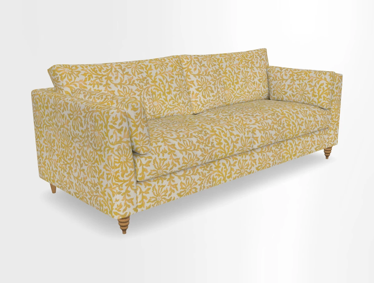 Saltdean 4 seater sofa in Covertex Lombardia Bianco