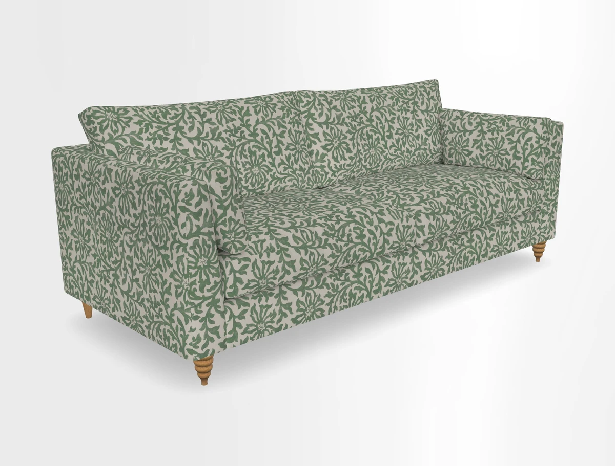 Saltdean 4 seater sofa in Covertex Lombardia Bianco