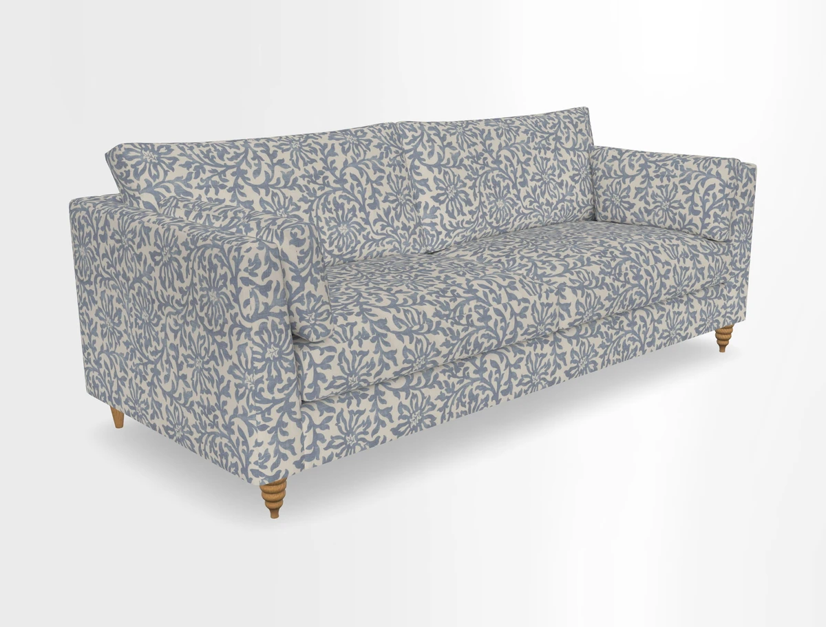 Saltdean 4 seater sofa in Covertex Lombardia Bianco