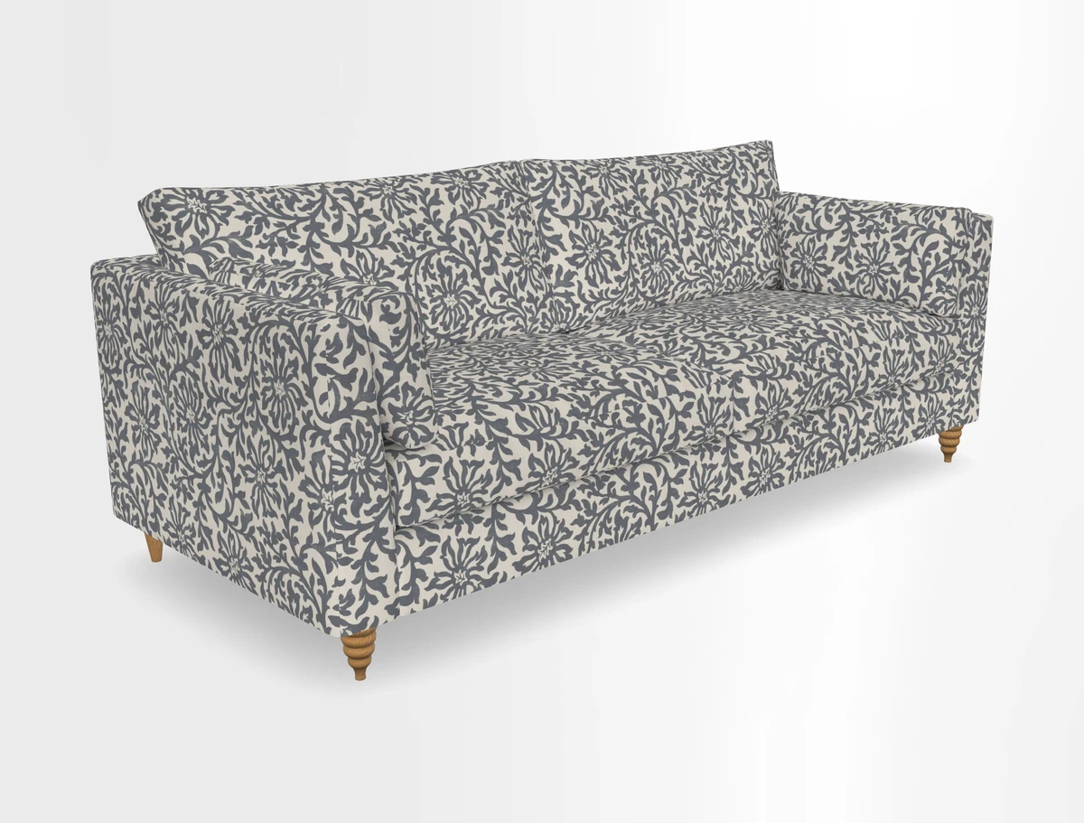Saltdean 4 seater sofa in Covertex Lombardia Bianco