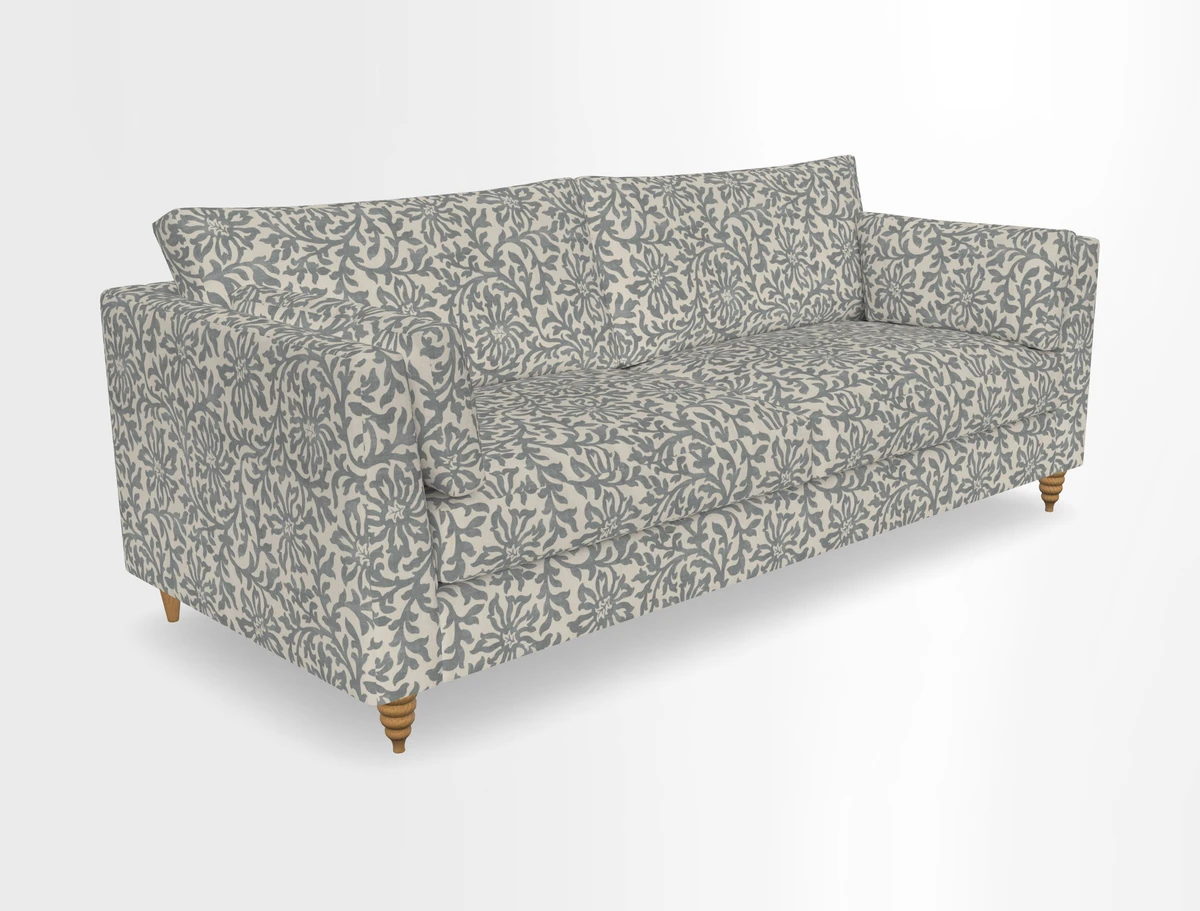 Saltdean 4 seater sofa in Covertex Lombardia Bianco