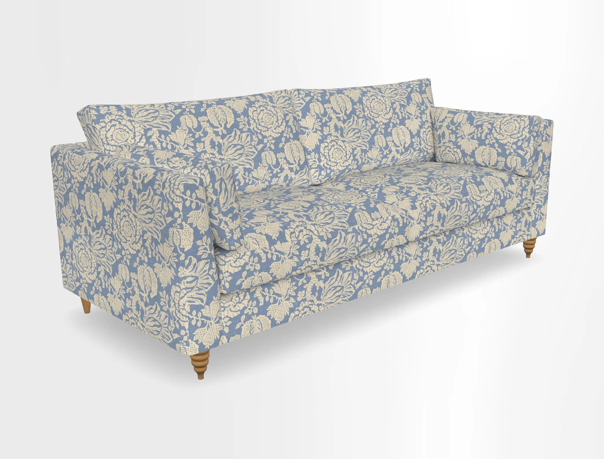 Saltdean 4 seater sofa in Covertex Lombardia Bianco