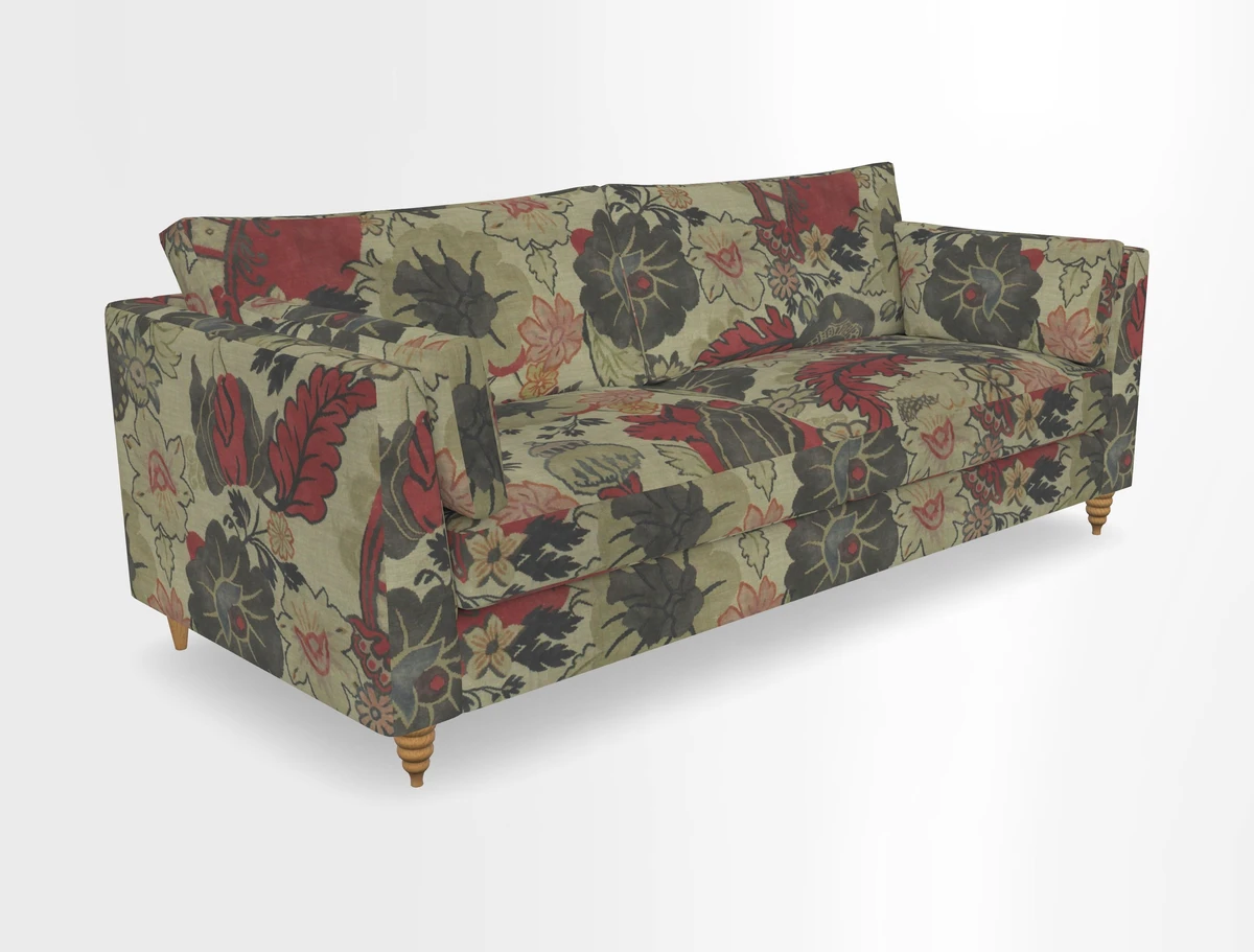 Saltdean 4 seater sofa in Covertex Lombardia Bianco