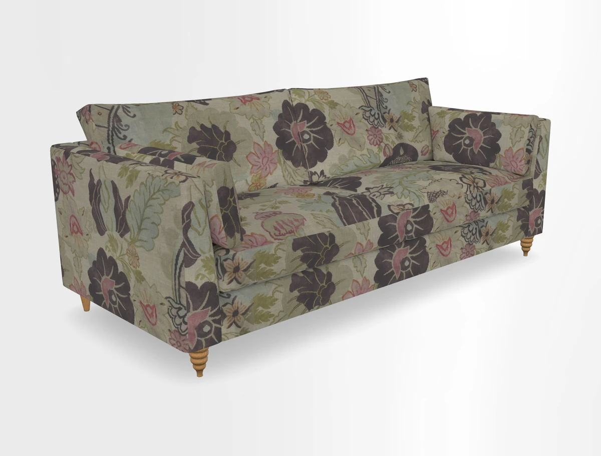 Saltdean 4 seater sofa in Covertex Lombardia Bianco