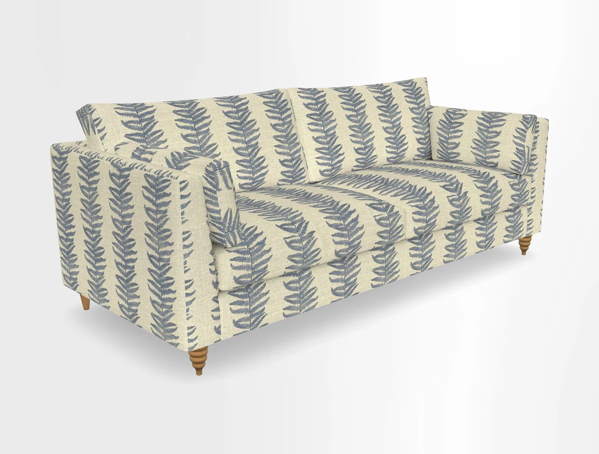 Saltdean 4 seater sofa in Covertex Lombardia Bianco
