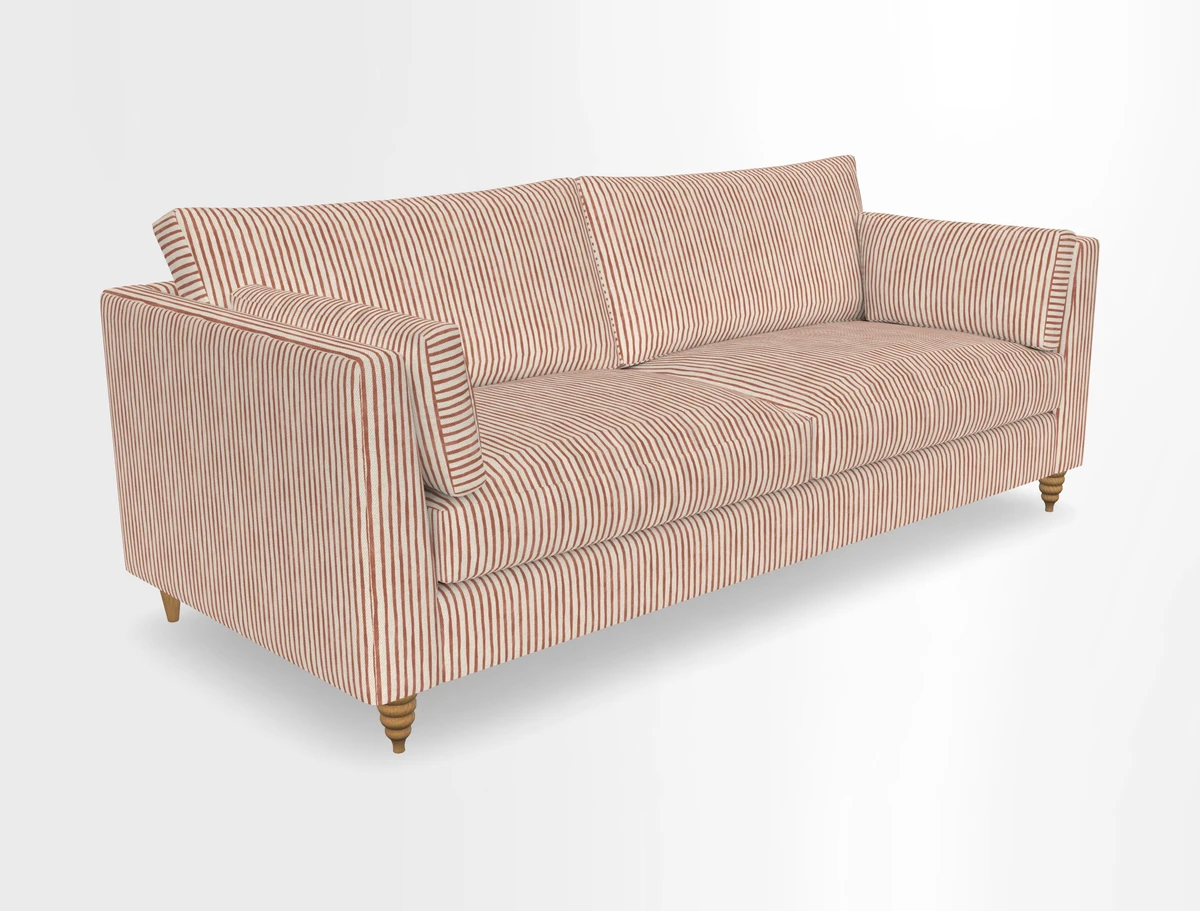 Saltdean 4 seater sofa in Covertex Lombardia Bianco