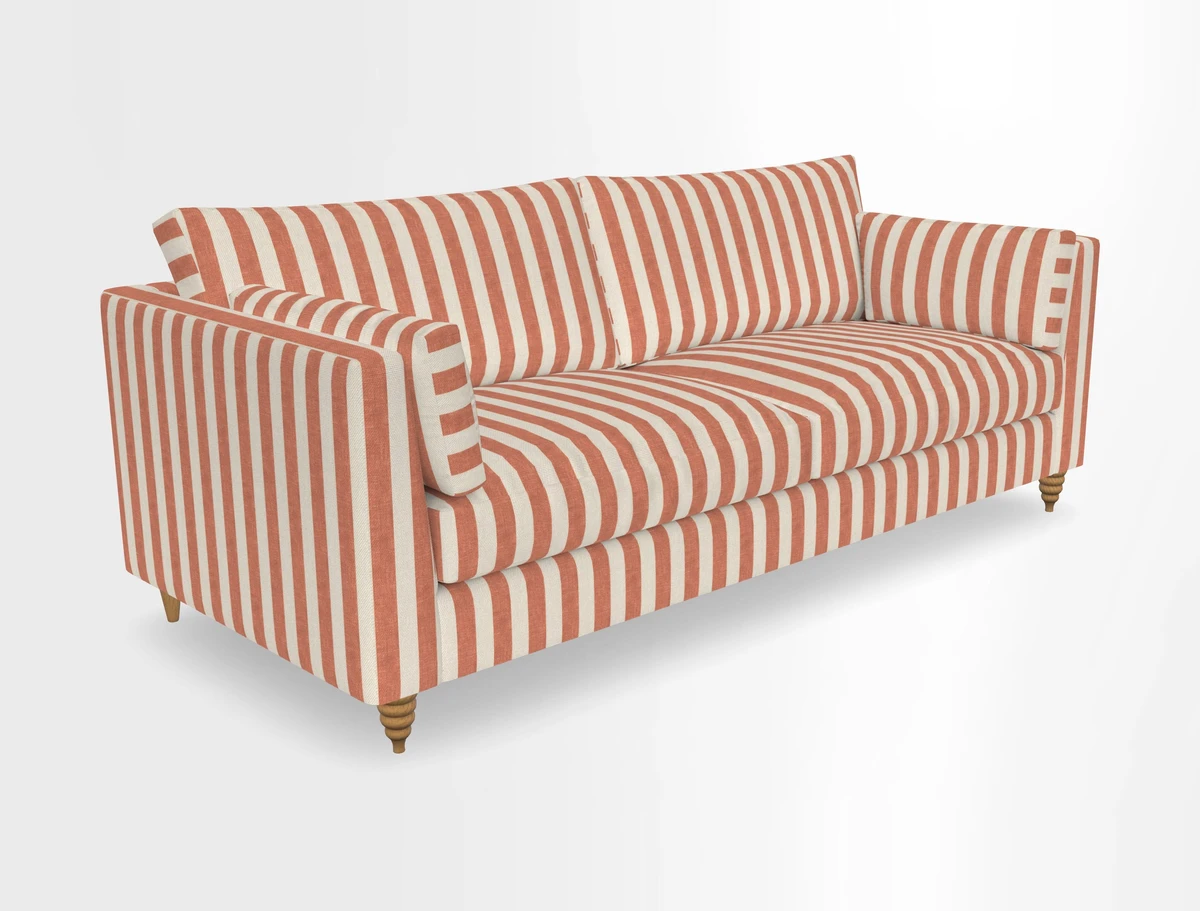 Saltdean 4 seater sofa in Covertex Lombardia Bianco