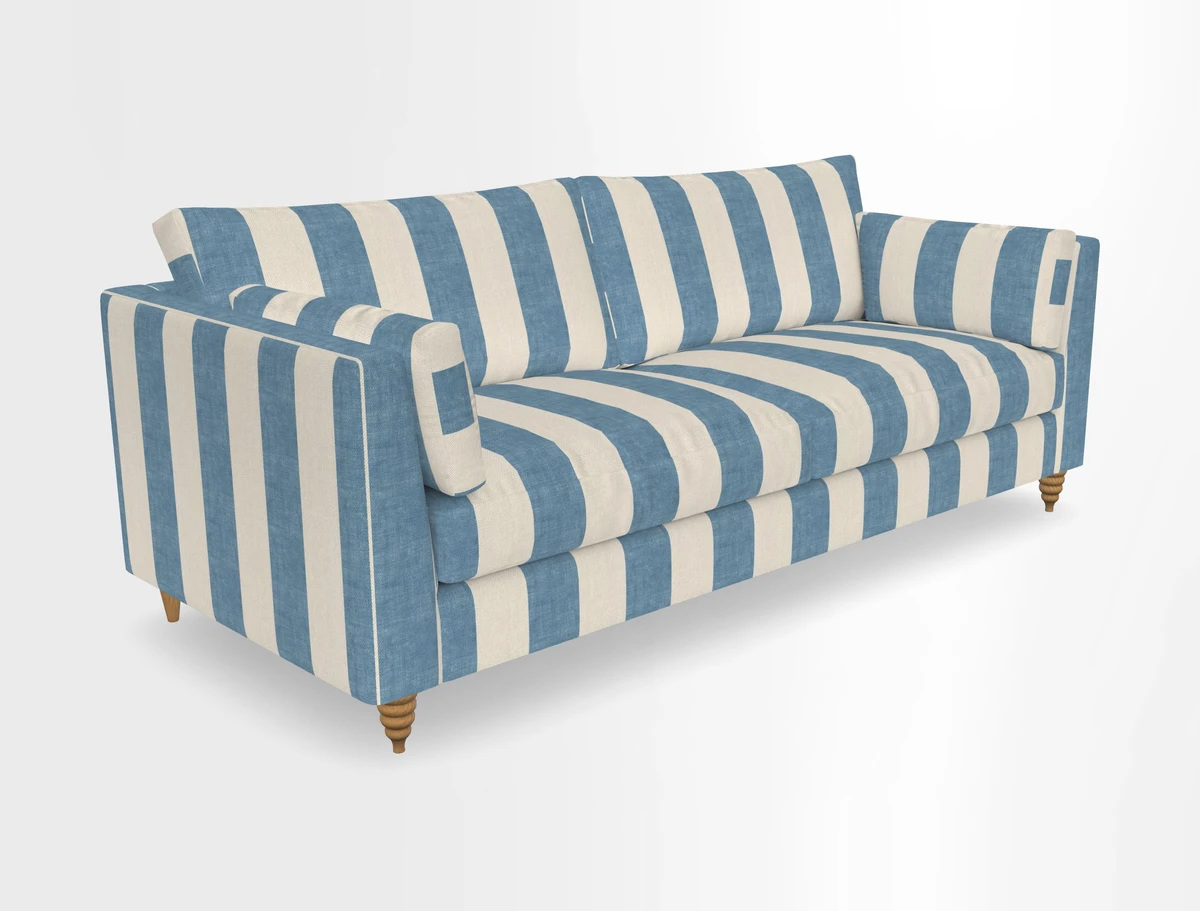 Saltdean 4 seater sofa in Covertex Lombardia Bianco