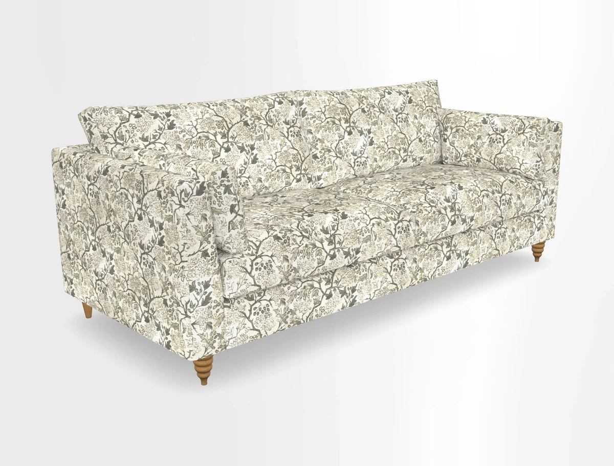 Saltdean 4 seater sofa in Covertex Lombardia Bianco