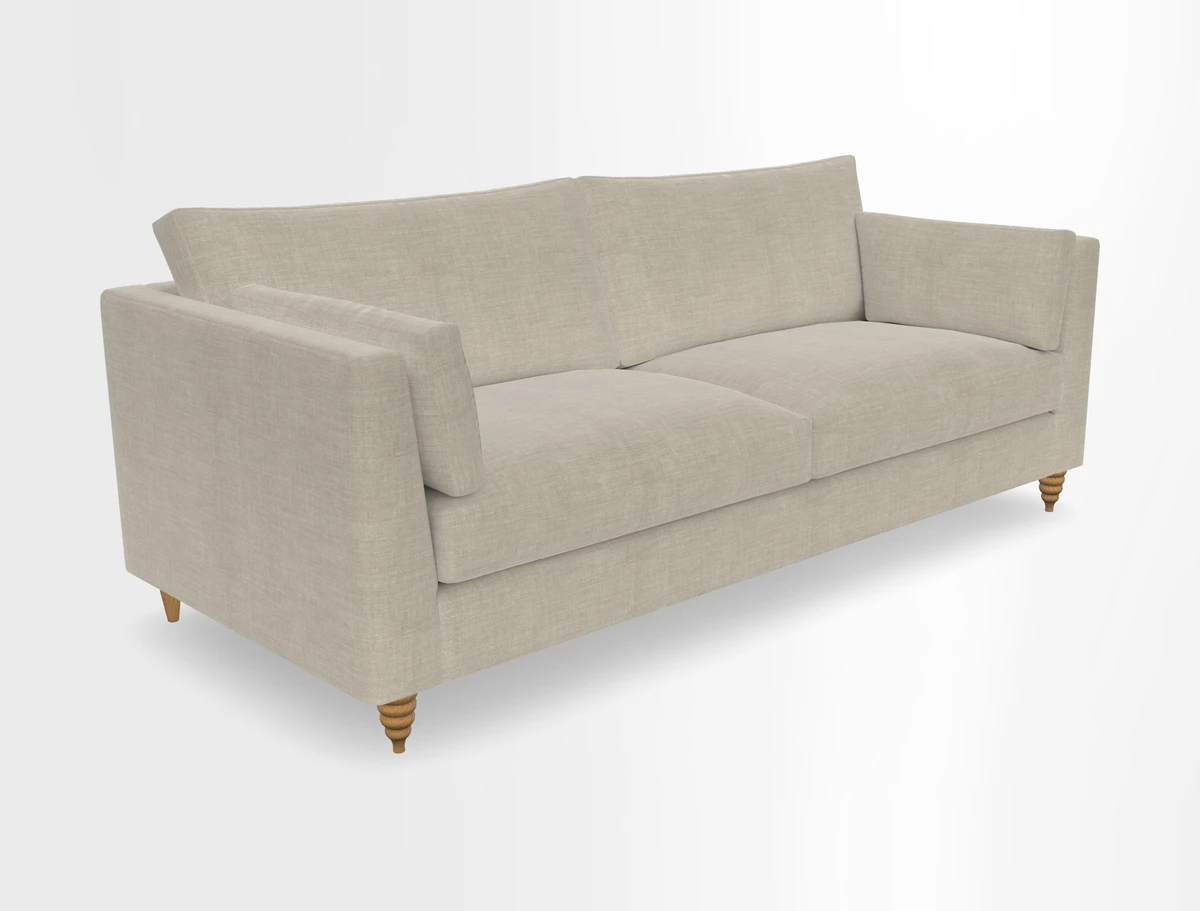 Saltdean 4 seater sofa in Covertex Lombardia Bianco