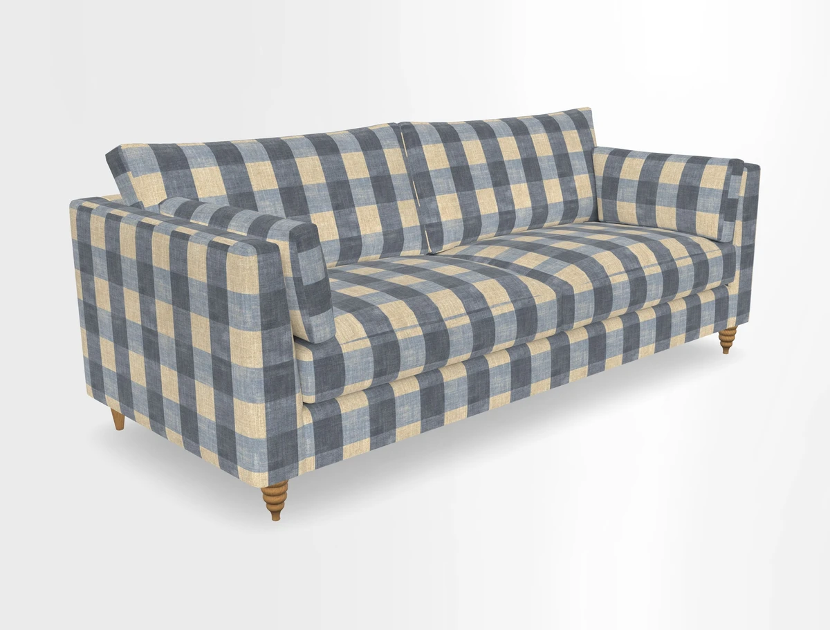Saltdean 4 seater sofa in Covertex Lombardia Bianco