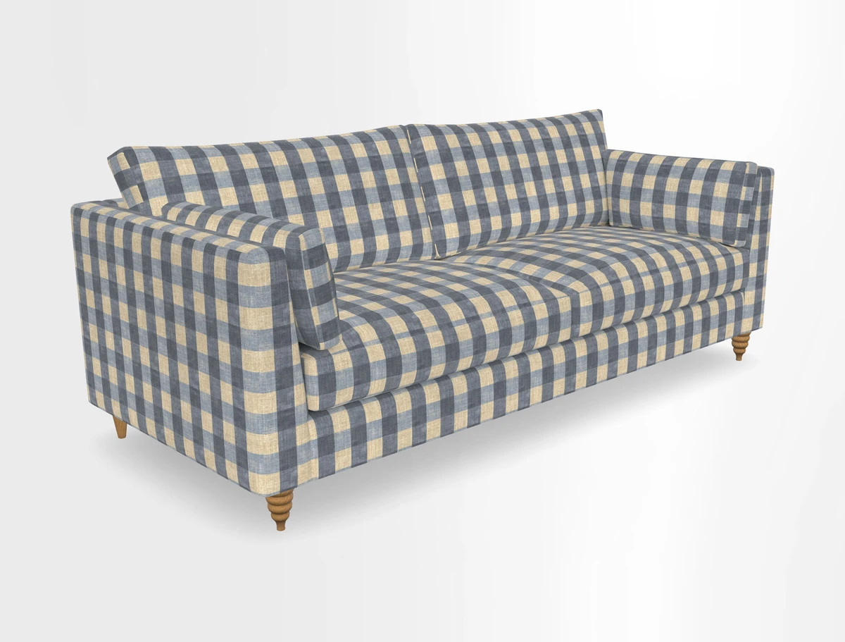 Saltdean 4 seater sofa in Covertex Lombardia Bianco
