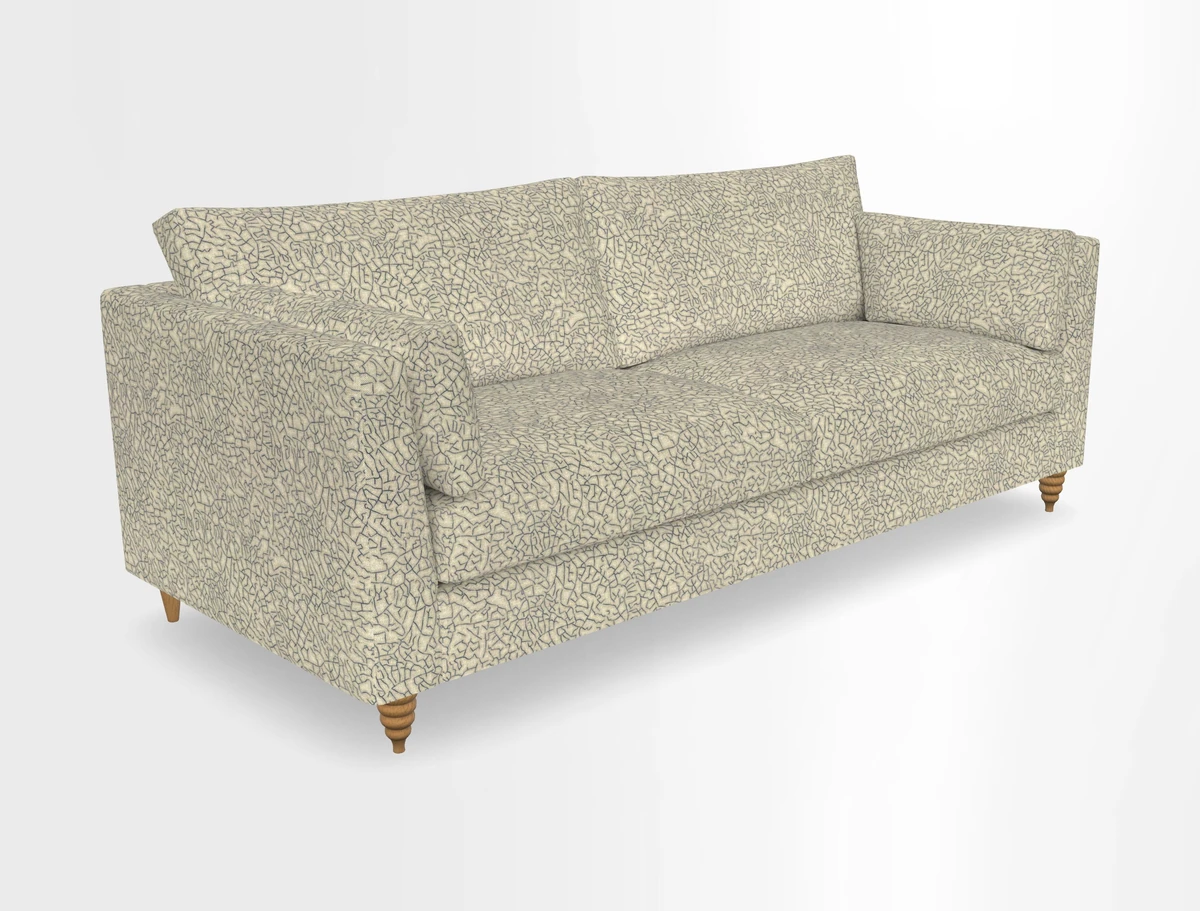 Saltdean 4 seater sofa in Covertex Lombardia Bianco