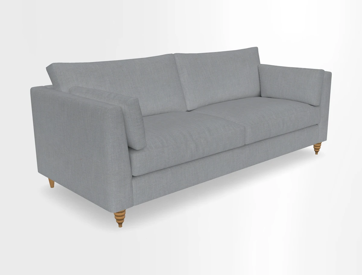 Saltdean 4 seater sofa in Covertex Lombardia Bianco