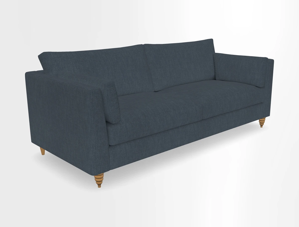 Saltdean 4 seater sofa in Covertex Lombardia Bianco