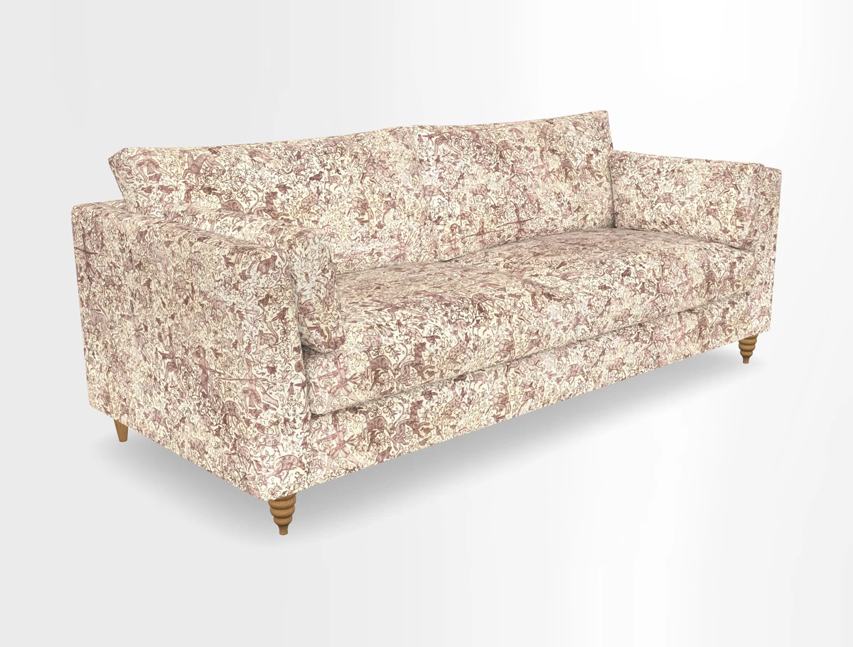 Saltdean 4 seater sofa in Covertex Lombardia Bianco