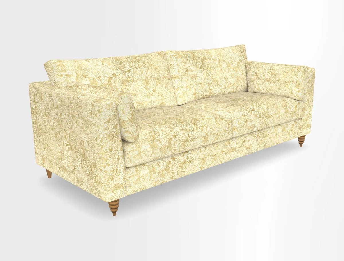 Saltdean 4 seater sofa in Covertex Lombardia Bianco