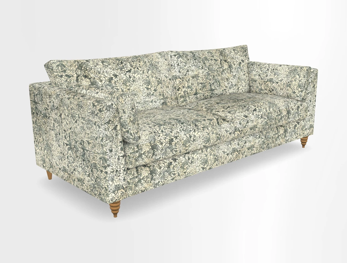 Saltdean 4 seater sofa in Covertex Lombardia Bianco