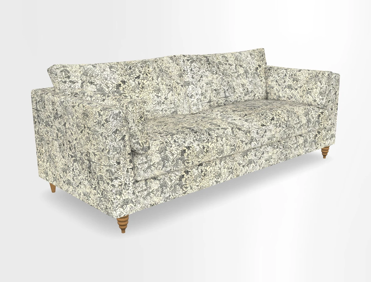 Saltdean 4 seater sofa in Covertex Lombardia Bianco