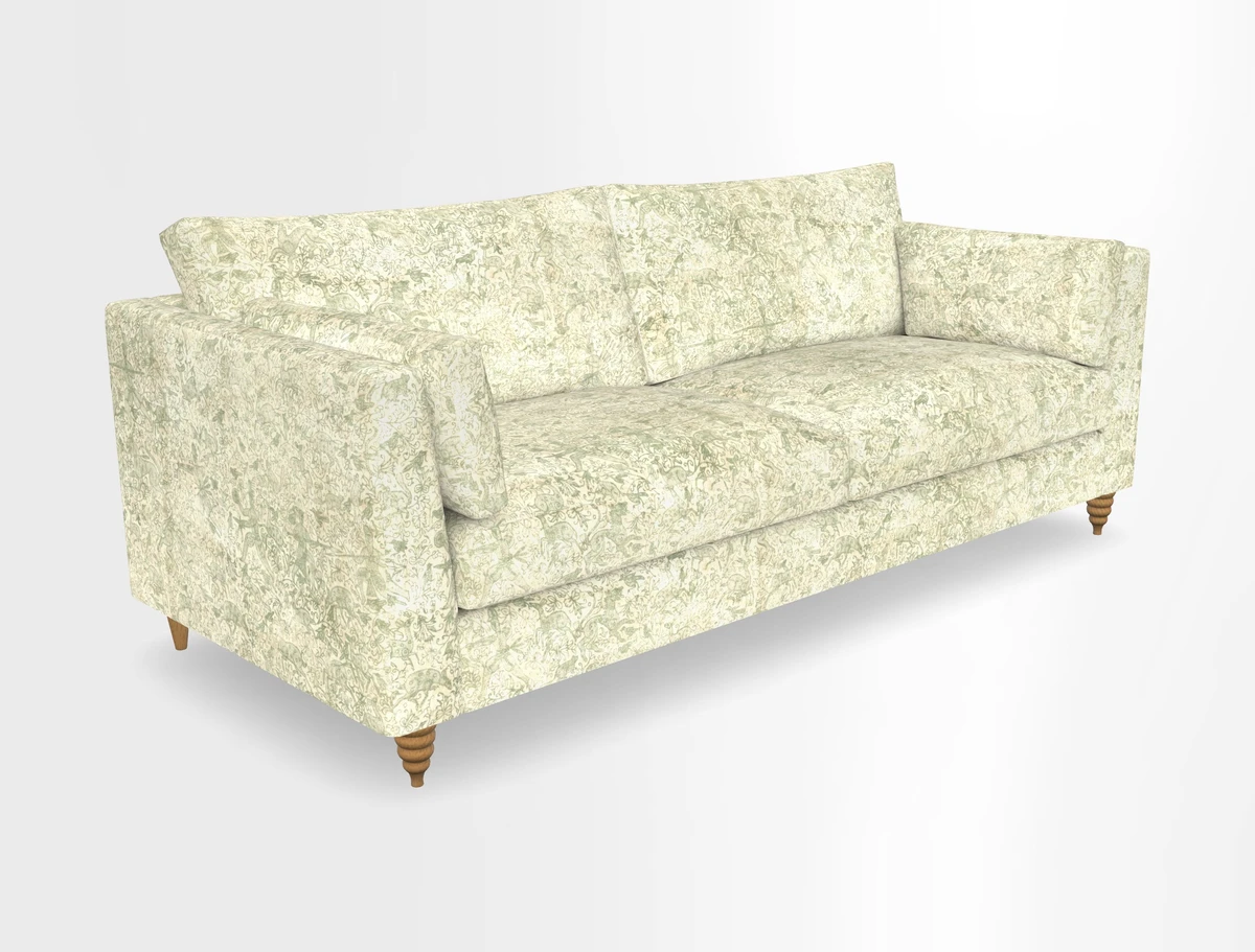 Saltdean 4 seater sofa in Covertex Lombardia Bianco