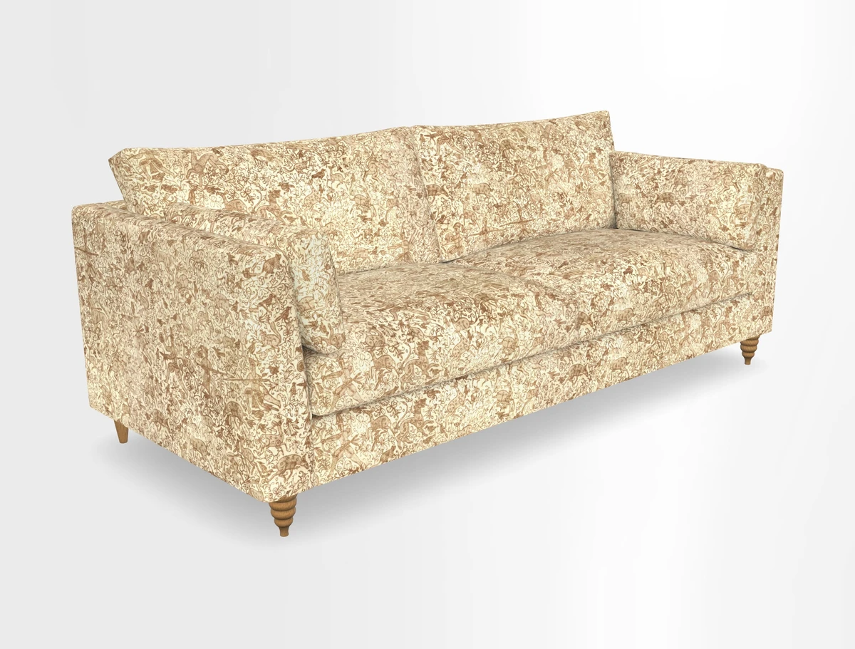Saltdean 4 seater sofa in Covertex Lombardia Bianco