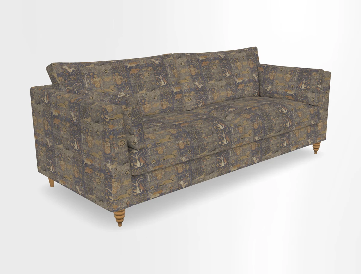 Saltdean 4 seater sofa in Covertex Lombardia Bianco