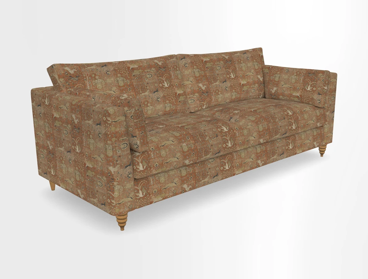 Saltdean 4 seater sofa in Covertex Lombardia Bianco