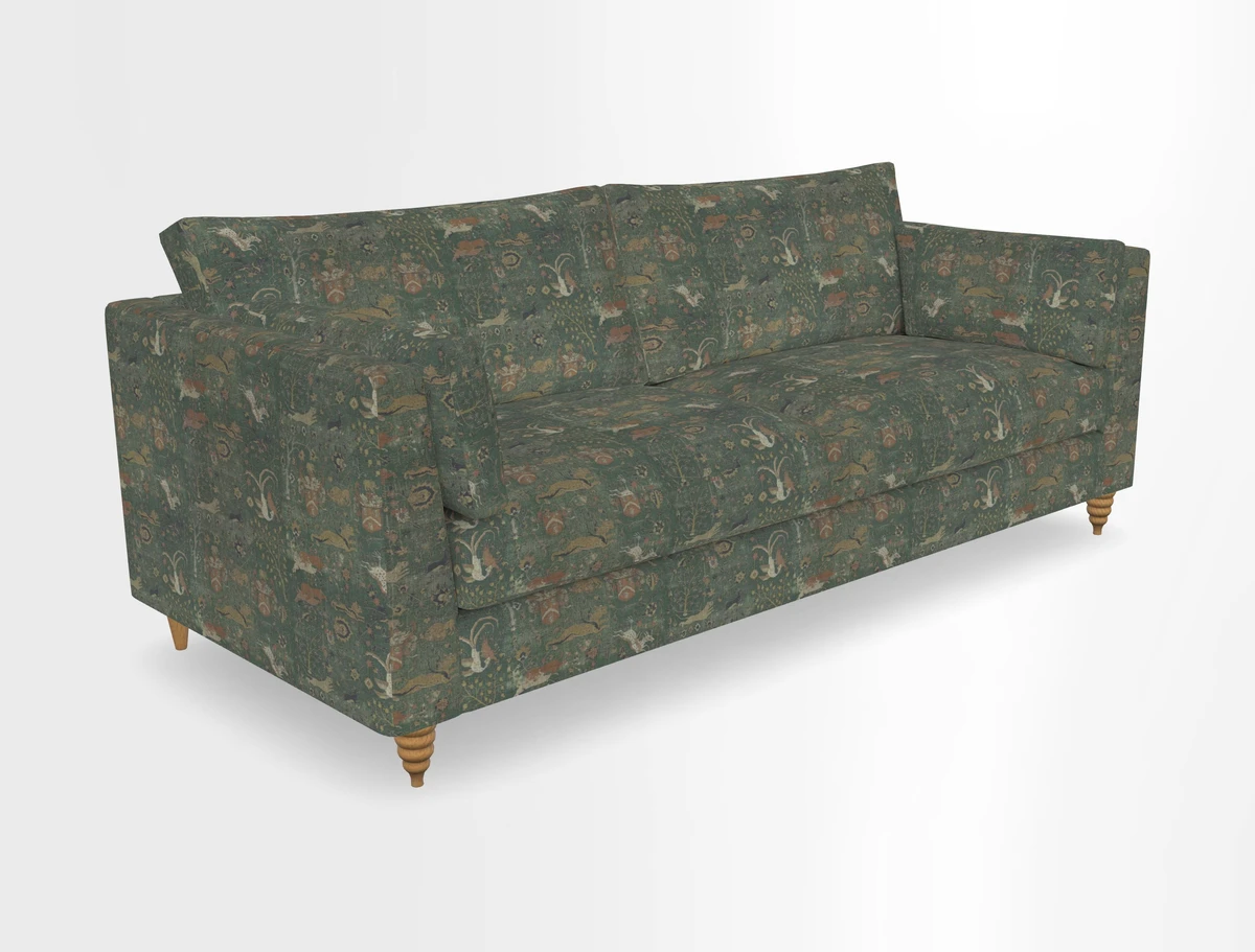 Saltdean 4 seater sofa in Covertex Lombardia Bianco