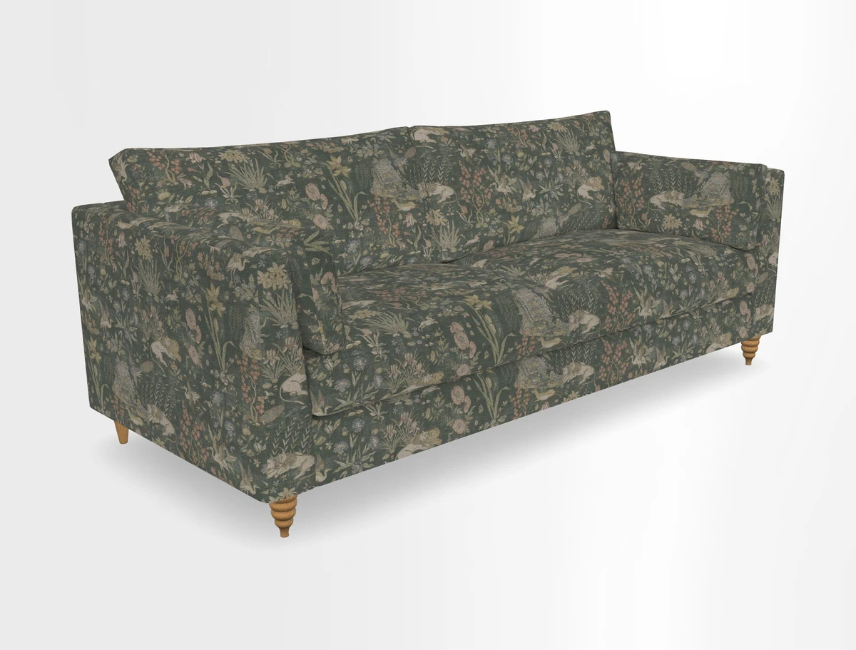 Saltdean 4 seater sofa in Covertex Lombardia Bianco