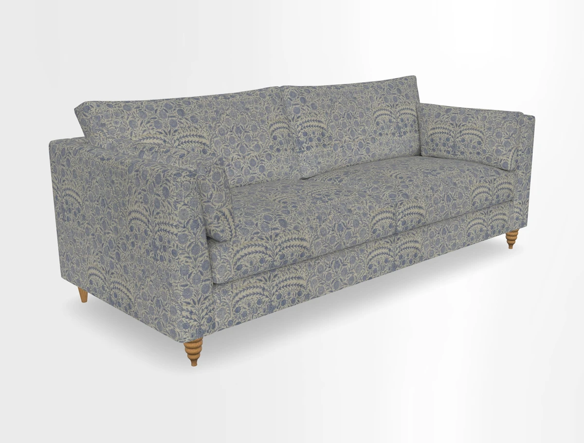 Saltdean 4 seater sofa in Covertex Lombardia Bianco