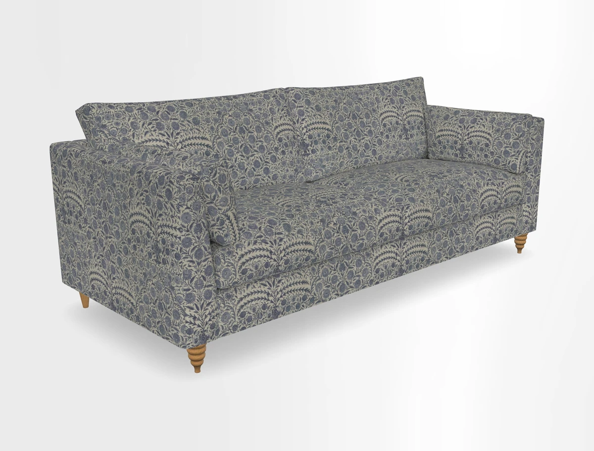 Saltdean 4 seater sofa in Covertex Lombardia Bianco