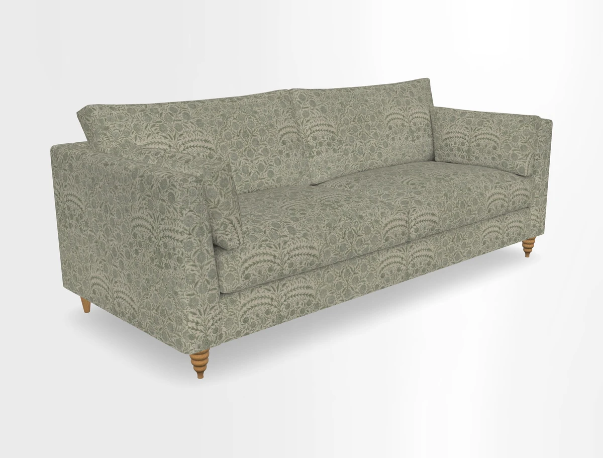 Saltdean 4 seater sofa in Covertex Lombardia Bianco